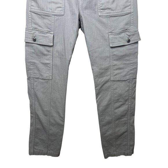 Madewell 90s Straight Cargo Pants Gray Comfortable Fit Casual Style Size 24 - Picture 10 of 16